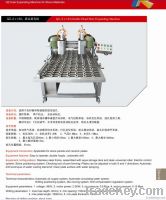 Hole expanding machine for stone material