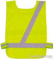 High visibility safety vest
