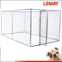 4x2.3m galvanized chain link dog enclosure china supplier