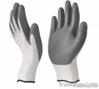 Nitrile smoothed glove