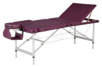 Portable aluminum massage table