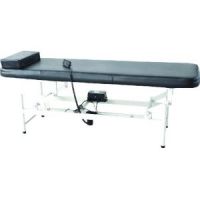 Electric exam table with pillow
