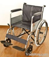 Leather wheelchair