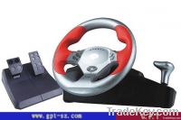 For Pc/ps2/ps3 Platform Racing Steering Wheel With Strong Vibration