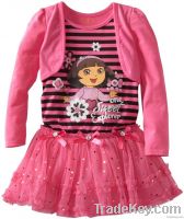 Fashion girl clothes/kids clothing wholesale