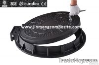 SMC Fiberglass Reinforced Polyester Composite Manhole Cover with Hinge