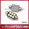 Festoon T10 6SMD 42mm/39mm CANBUS LED light, LED car SMD light, super br