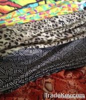 Nylon Spandex printed fabric