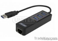 USB3.0 HUB 3 Port +1 Port Gigabit Ethernet