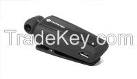 Incoming Call Buzzer Clip Type Bluetooth Headset With Retractable Wire