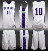 Custom Printing Wholesale Cheap Double Sided Polyester Mesh Basketball Reversible Uniform