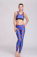 latest mesh stitching breathable stretch dancer bulk sport leggings for women