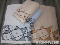 super soft cotton jacquard bath towel