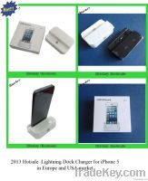 Desktop Lightning Dock Charger for iPhone 5 in Europe Market