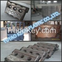 Rotational  mould for making traffic barrier