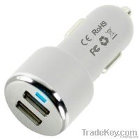 LED 2.1A dual usb car charger