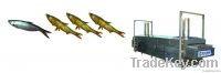 DBF fish automatic frying machine