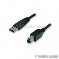 Black USB3.0 AM to BM cable