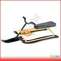2015 Foldable Wooden snow sledge with plastic foldable structure