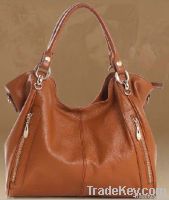 Luxury genuine leather women`s fashion handbag