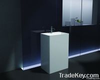 Free Standing Solid Surface Resin Wash Basin PB2022