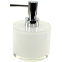 Crystal White Resin Soap Dispenser