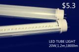 2013 High Brightness 1800lm 1200mm 18W T8 LED Tube Light with 90-100lm/W