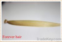 100% brazilian virgin stick hair extension i tip hair extension