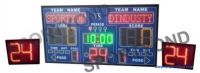 New style LED sports electronic digital scoreboard and 24 shot clock for basketball  score boards