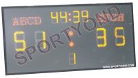 Wireless control football sports electronic led digits scoreboard