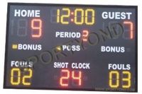 Indoor outdoor LED electronic digital basketball scoreboard on stadium score device