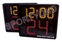 LED electronics digital shot clock and game time