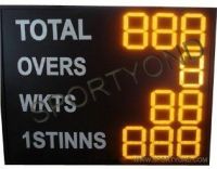 Cricket live score LED digital electronic scoreboard