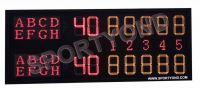 Tennis LED electronic digital scoreboard with wireless tennis scores cards display