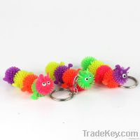 caterpillar keychain