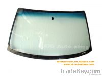 Laminated front windshield glass
