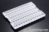 Themoformed plastic trays for precise components