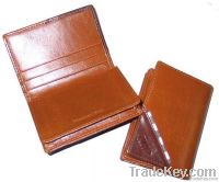 Leather best sale factory card holder