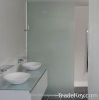 4-12mm Acid Etched Shower Glass with CE &amp; ISO9001