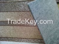 High density loop pile tufted carpet with solid color for office