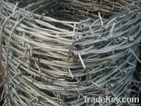PVC coated and galvanized barbed wire