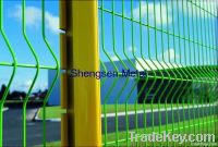 Green Rectangular Hole Welded wire mesh fence