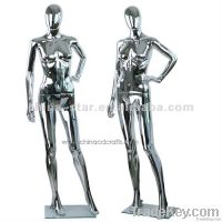 Chromed Female Mannequin