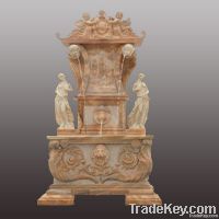 outdoor decorative marble wall fountain