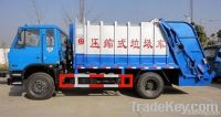 Compressed garbage truck