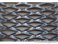 Galvanized / aluminum decorative expanded metal