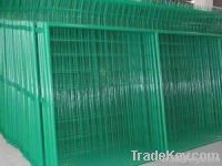 PVC Coated Green welded wire mesh panels