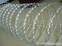 razor blade/wire fencing/barbed wire