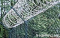 Galvanized razor barbed wire, Concertina Razor Wire