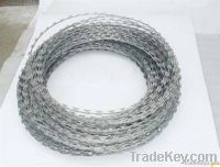 Galvanized Razor Barbed Wire